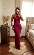 Vestido Halter Maxi Luxe