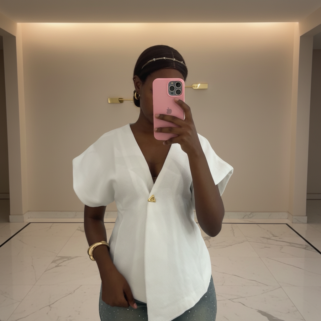 Blusa Wrap Luxe